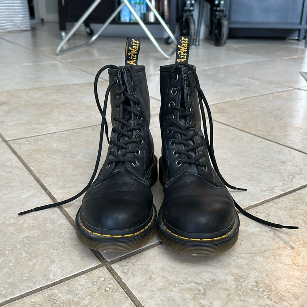 Black Dr. Marten Boots